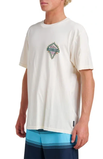 Quiksilver Liberty Spikes Graphic T-shirt In White