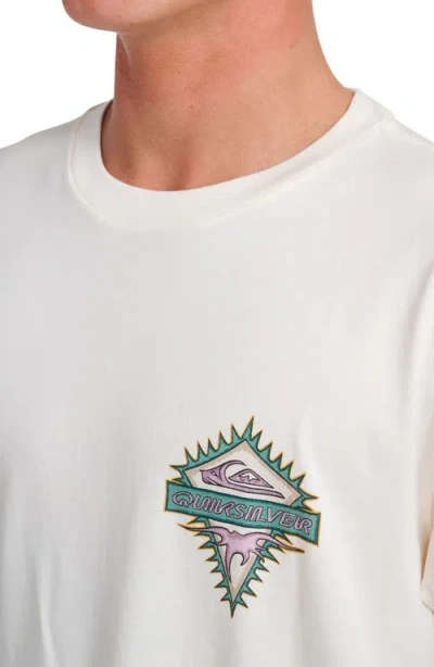 Quiksilver Liberty Spikes Graphic T-shirt In White
