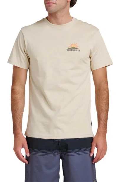 Quiksilver Dawn Patrol Graphic T-shirt In Neutral