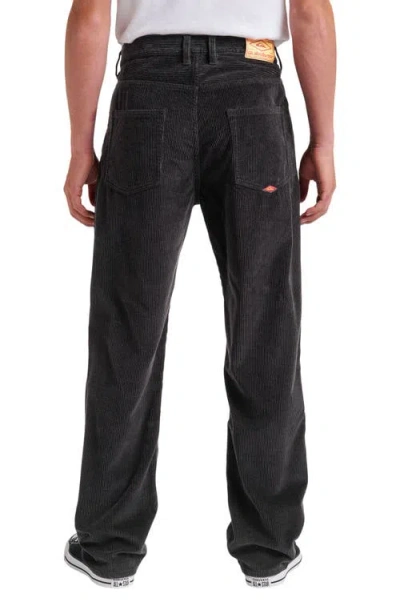 Quiksilver Landers Regular Fit Corduroy 5-pocket Pants In Black
