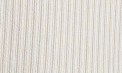 Quiksilver Oxford Stripe Classic Short Sleeve Button-up Shirt In Neutral