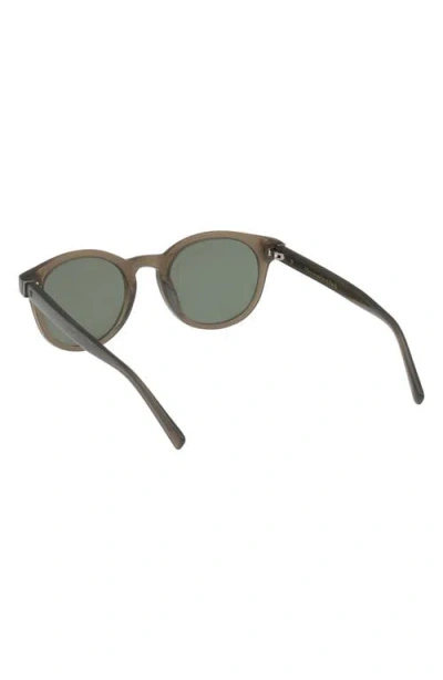Abercrombie & Fitch 50mm Round Sunglasses In Green