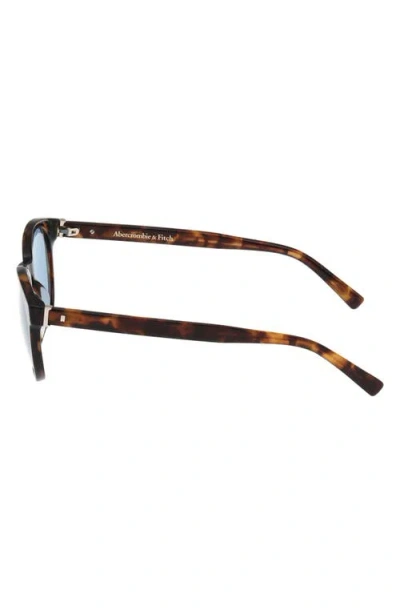 Abercrombie & Fitch 50mm Round Sunglasses In Blue