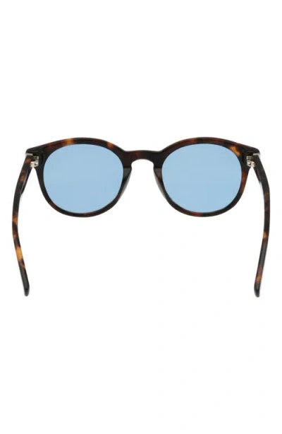 Abercrombie & Fitch 50mm Round Sunglasses In Blue