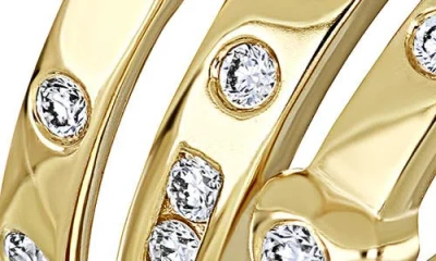 Bony Levy Cléo Bypass Stack Ring In Gold