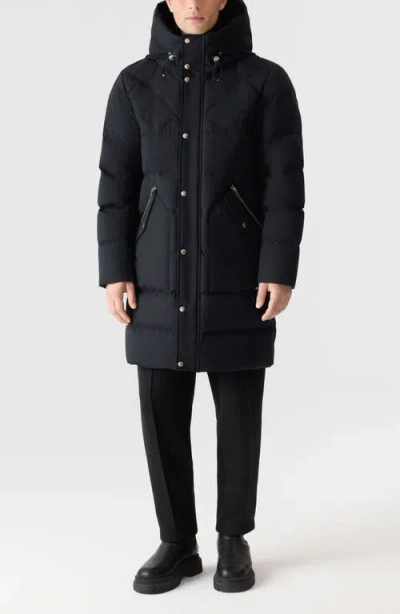Mackage Werner Quilted Down Parka With Removable Bib In Black