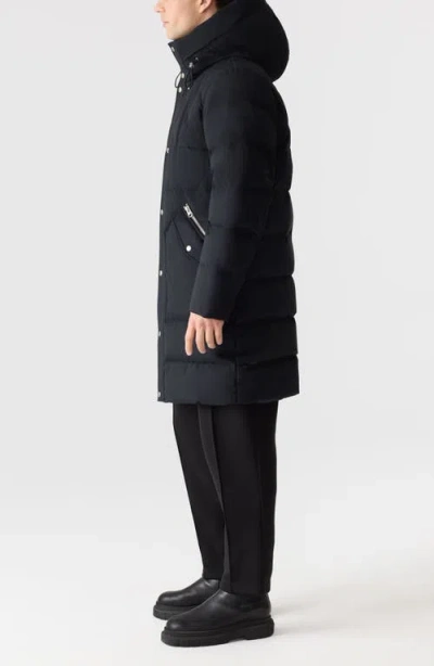 Mackage Werner Quilted Down Parka With Removable Bib In Black