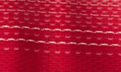 Ming Wang Ombre Chain Trim Textured Knit Dress In Red