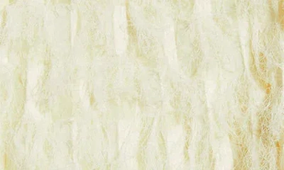 Hugo Boss Boss Baima Feather Jacquard Top In Yellow