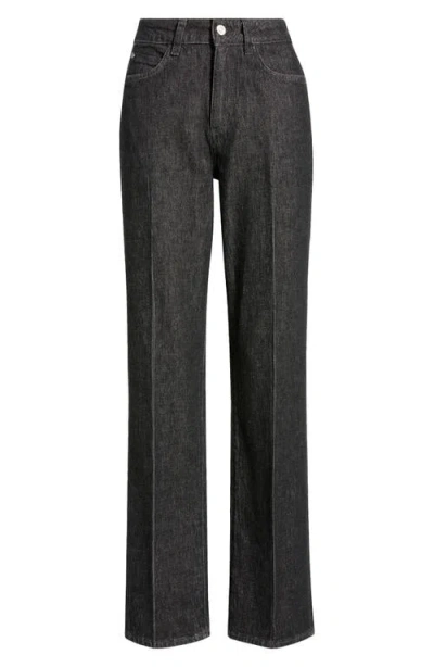 Hugo Boss Boss Parkway Slim Straight Leg Jeans In Black