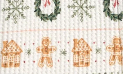 Petit Lem Holiday Treats Fair Isle Fitted Footie Pajamas In Neutral