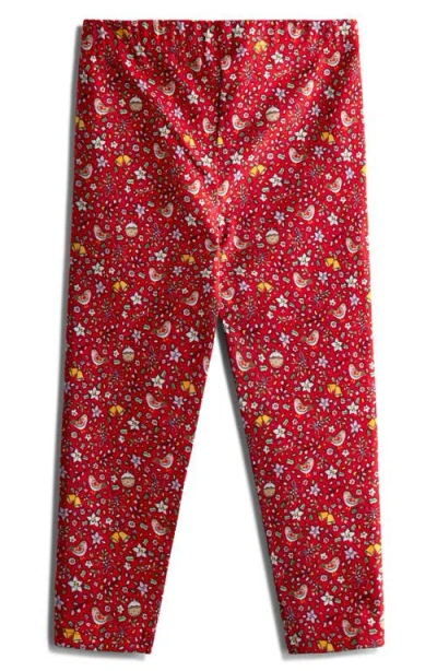 Jojo Maman Bébé Jojo Maman Bebe Kids' Holiday Reindeer Sequin Appliqé Cotton Sweatshirt & Leggings Set In Pink