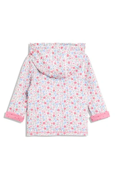 Jojo Maman Bébé Jojo Maman Bebe Kids' Mouse & Cupcake Applique Reversible Full-zip Hoodie In Pink