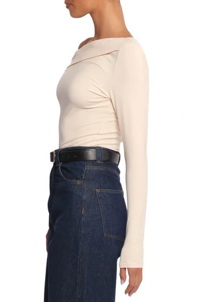 Petal And Pup Petal & Pup Liah One-shoulder Top In Neutral