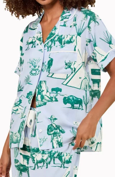 Katie Kime Tree Topper Sleep Shirt In Multi