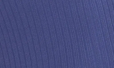 Petal And Pup Petal & Pup Wilda Belted Long Sleeve Rib Minidress In Blue