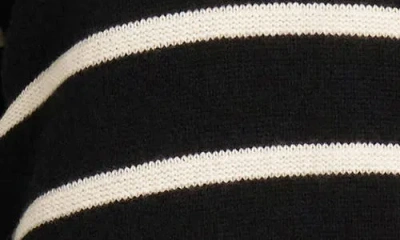 Matty M . Juno Stripe Hooded Sweater In Multi