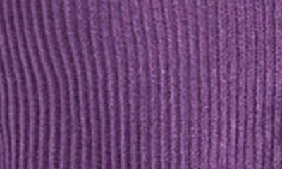 Mini Boden Kids' Cherry Appliqué Corduroy Dress In Purple