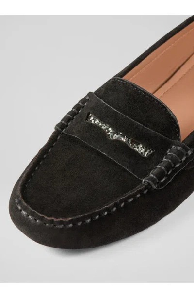 Lk Bennett Nova Penny Loafer In Black