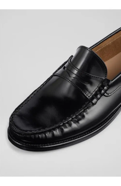 Lk Bennett Solo Penny Loafer In Black
