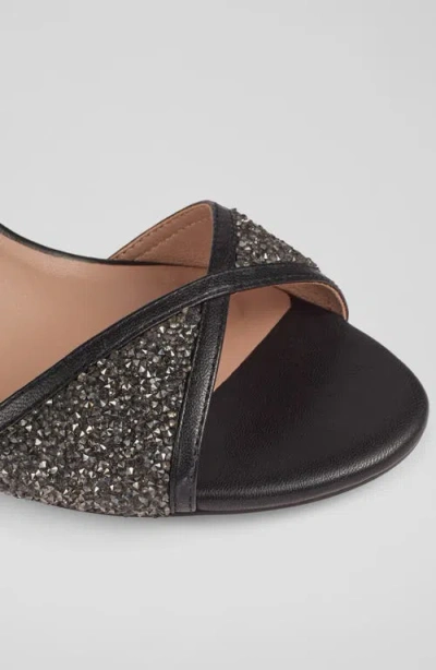 Lk Bennett Estelle Crystal Ankle Strap Sandal In Multi
