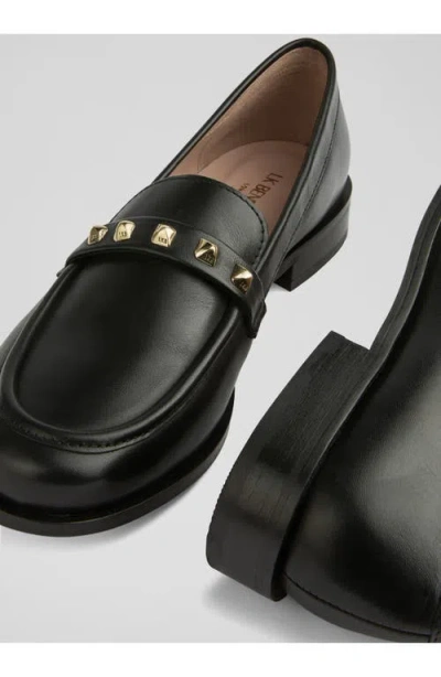 Lk Bennett Stellar Stud Loafer In Black