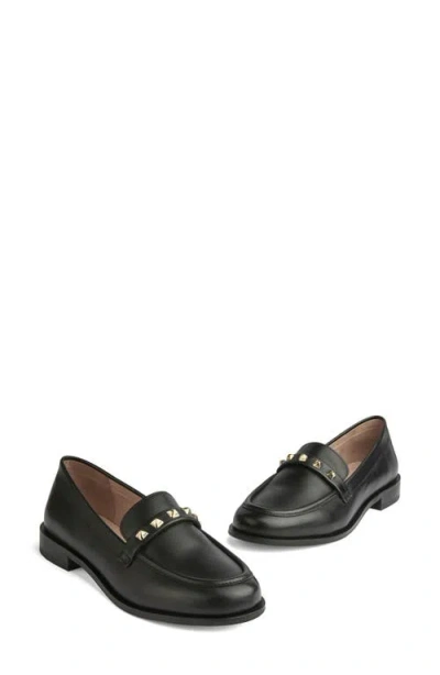 Lk Bennett Stellar Stud Loafer In Black