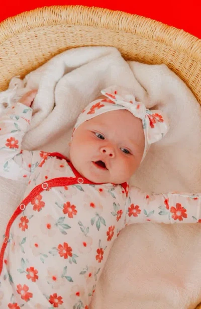 Copper Pearl Noel Knotted Gown In Multi