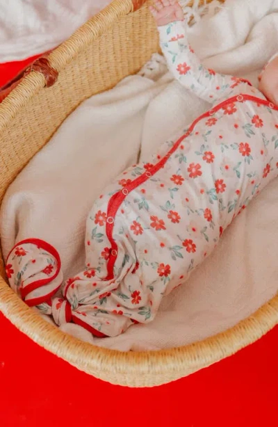 Copper Pearl Noel Knotted Gown In Multi