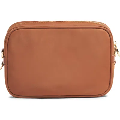Stoney Clover Lane Compact Nylon Camera Crossbody Bag In Brown