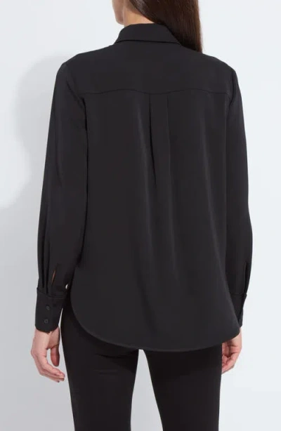 Lyssé Lysse Embellished Button-up Shirt In Black