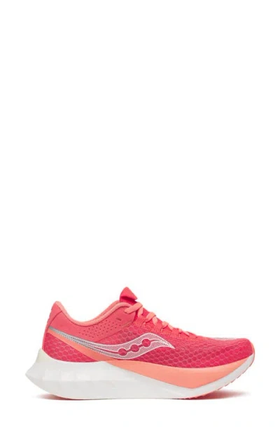 Saucony Endorphin Pro 4 Racing Shoe In Orange