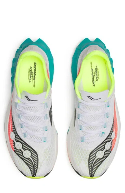 Saucony Endorphin Pro 4 Panelled Mesh Trainers In Animal Print