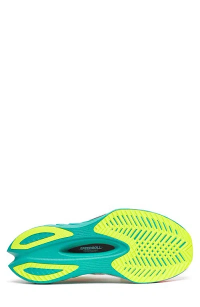 Saucony Endorphin Pro 4 Panelled Mesh Trainers In Animal Print