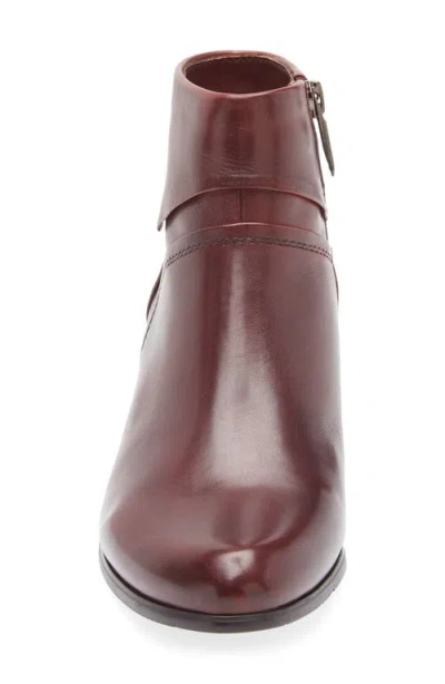 Regarde Le Ciel Stefany Block Heel Bootie In Burgundy