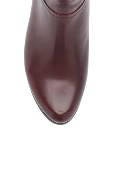 Regarde Le Ciel Stefany Block Heel Bootie In Burgundy