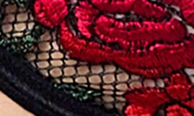 Mapalé Mapale Embroidered Cutout Underwire Bra & Thong Set In Multi