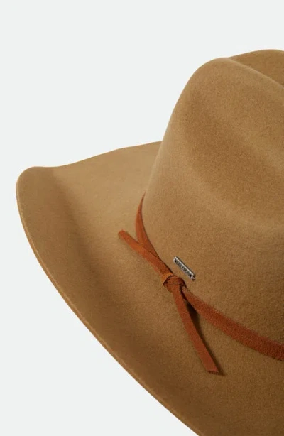 Brixton Laredo Wool Felt Cowboy Hat In Brown