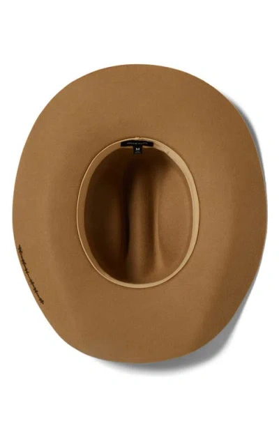 Brixton Laredo Wool Felt Cowboy Hat In Brown