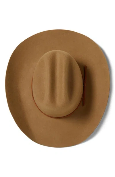 Brixton Laredo Wool Felt Cowboy Hat In Brown