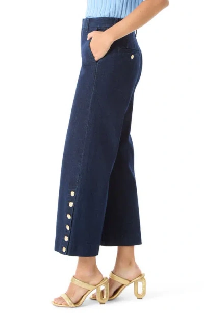 Do By Dee Ocleppo Edwina Button Trim Trouser Jeans In Blue