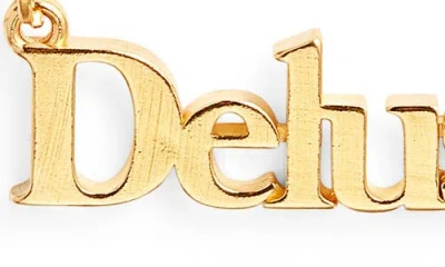 Vidakush Delusional Nameplate Necklace In Gold