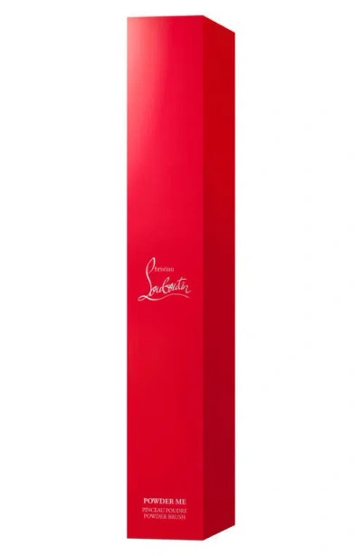 Christian Louboutin Powder Me Powder Brush In Brown