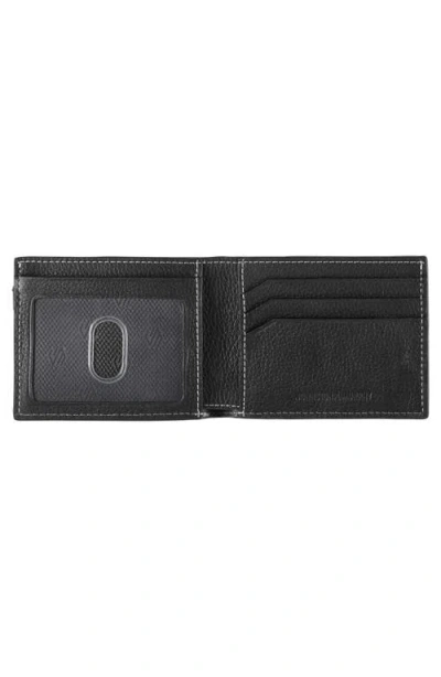 Johnston & Murphy Kingston Leather Bifold Wallet In Gray