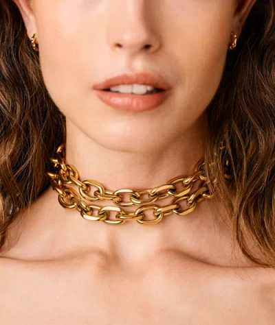 Hey Harper September Chain Necklace In Gold