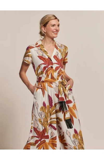 Tori Richard Something About Lily Karina Jumpsuit In Multi