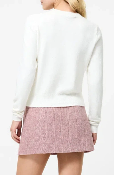 French Connection Fcuk Women's Ellie Knit Crewneck Pullover In White