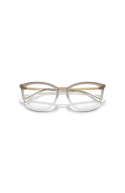 Vogue Eyewear 53mm Cat Eye Optical Glasses In Gray