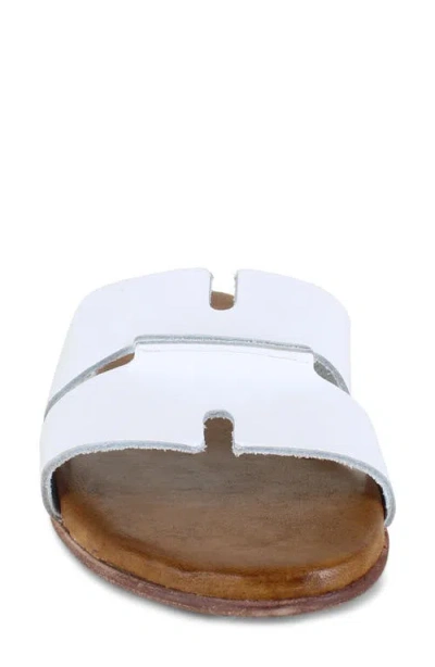 Artisan Crafted By Zigi Allony Leather Flat In Multi