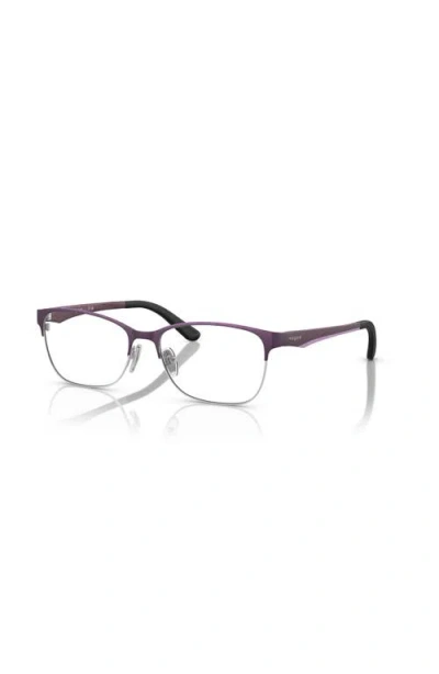Vogue Eyewear 52mm Square Optical Glasses In Purple